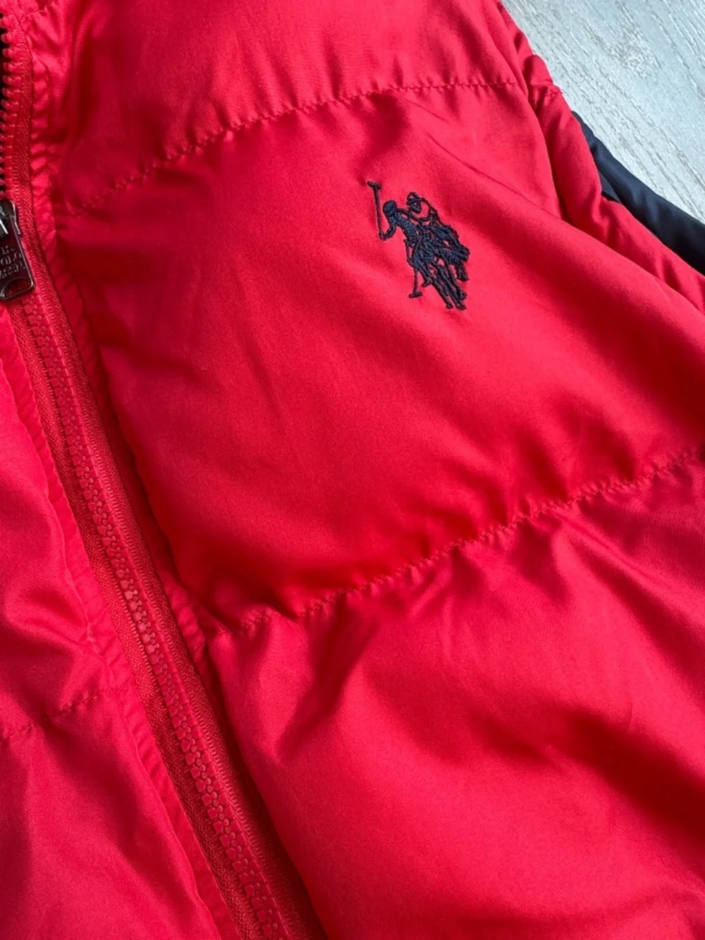 Polo by Ralph Lauren Red Quilted Puffer Vest 0410